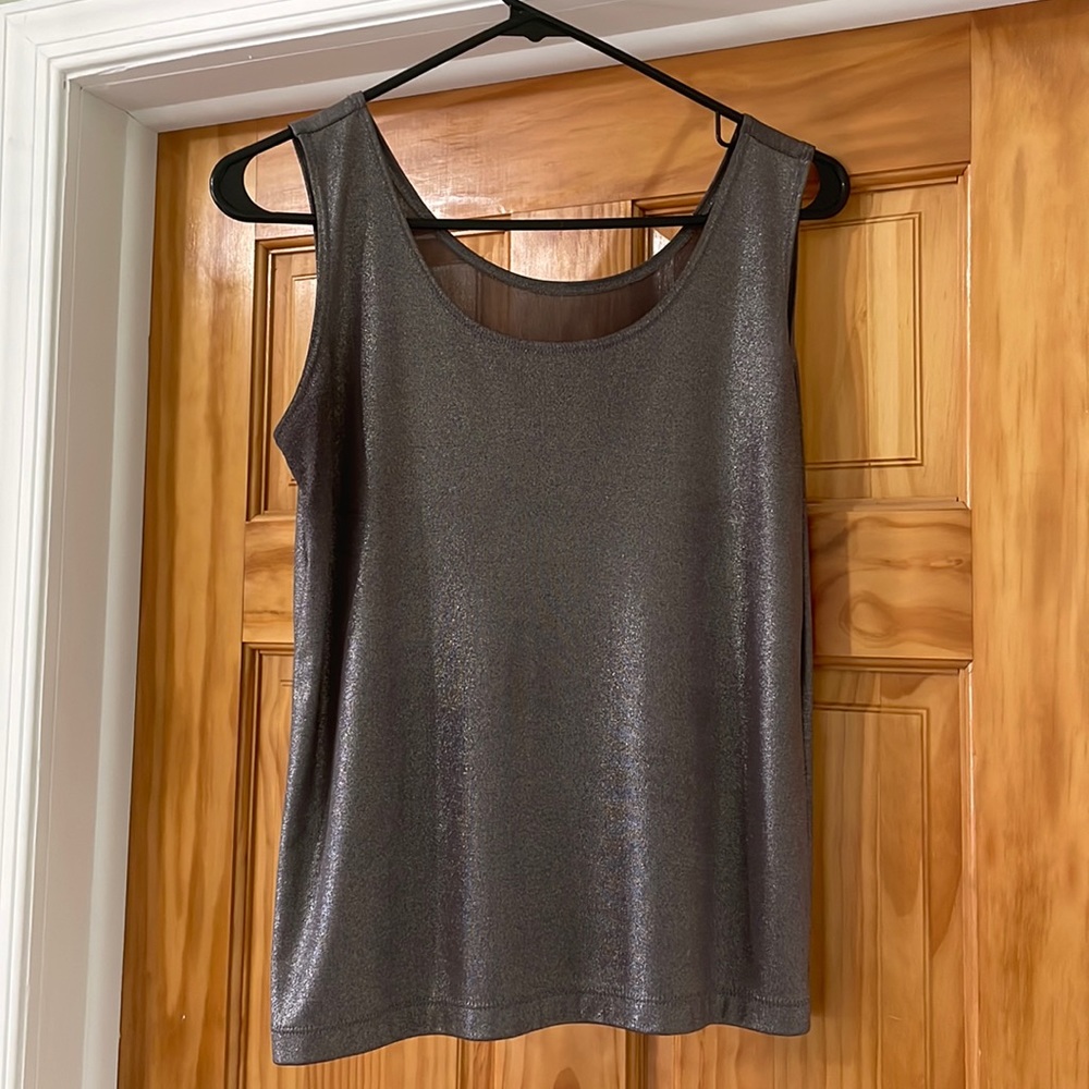 Designer Lightweight Shimmer Tank Top